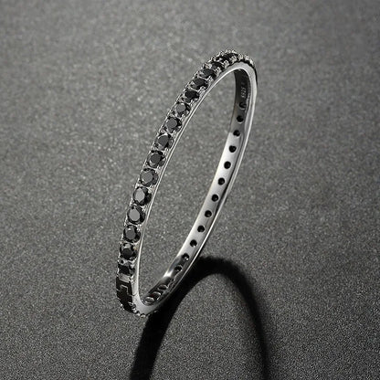 18K WHITE GOLD PLATED VVS1 MOISSANITE - BANGLES BRACELET